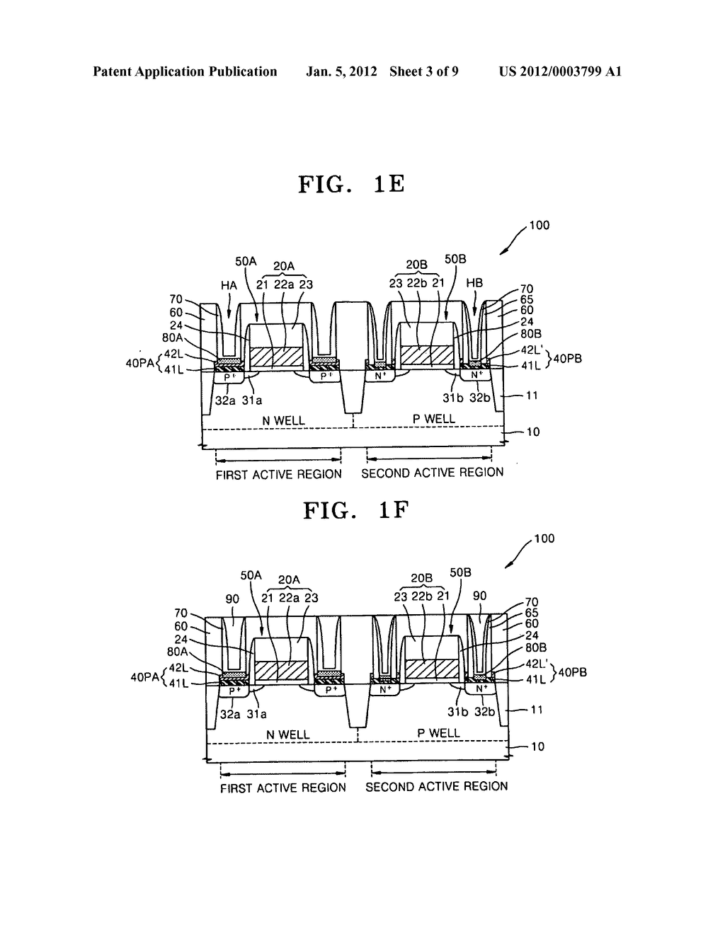 Methods of manufacturing semiconductor devices with Si and SiGe epitaxial     layers - diagram, schematic, and image 04