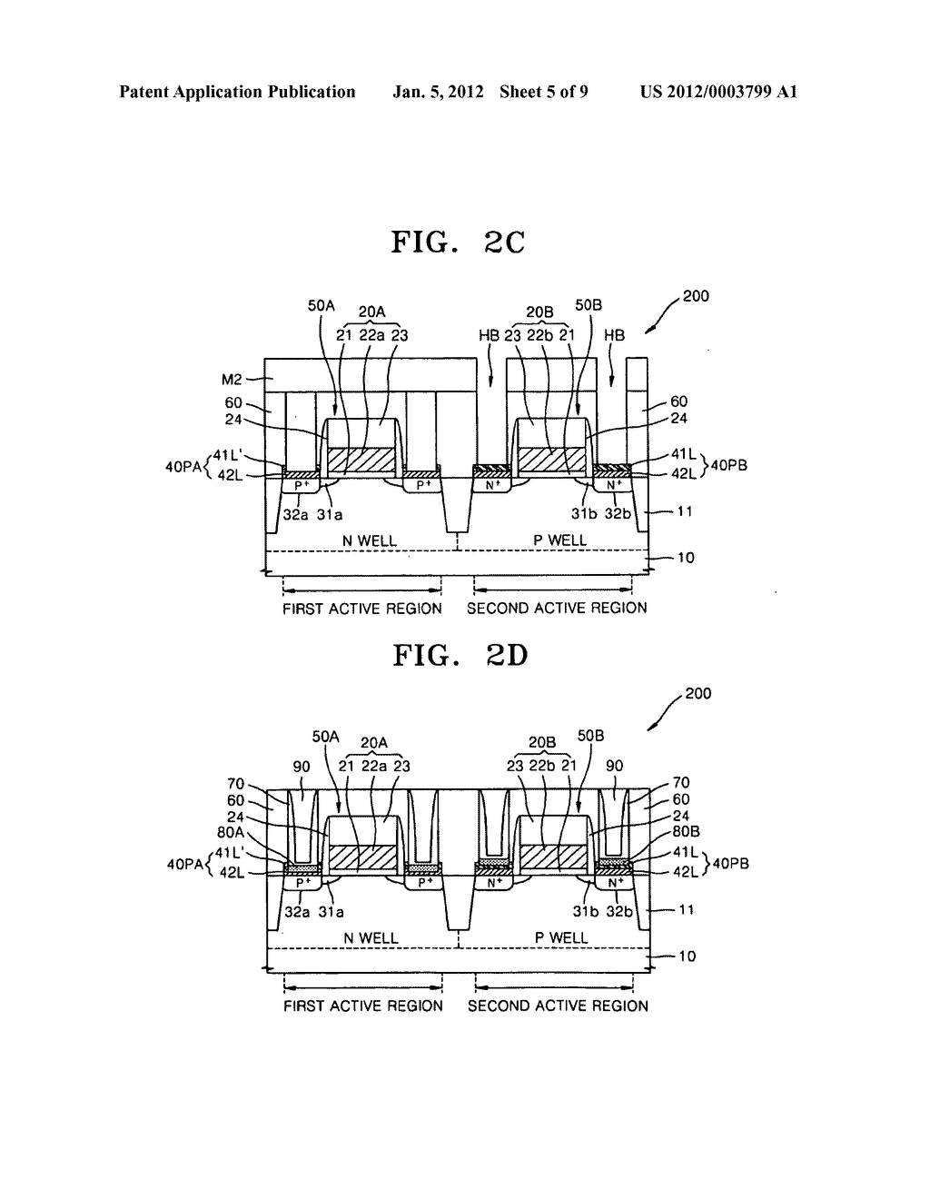 Methods of manufacturing semiconductor devices with Si and SiGe epitaxial     layers - diagram, schematic, and image 06