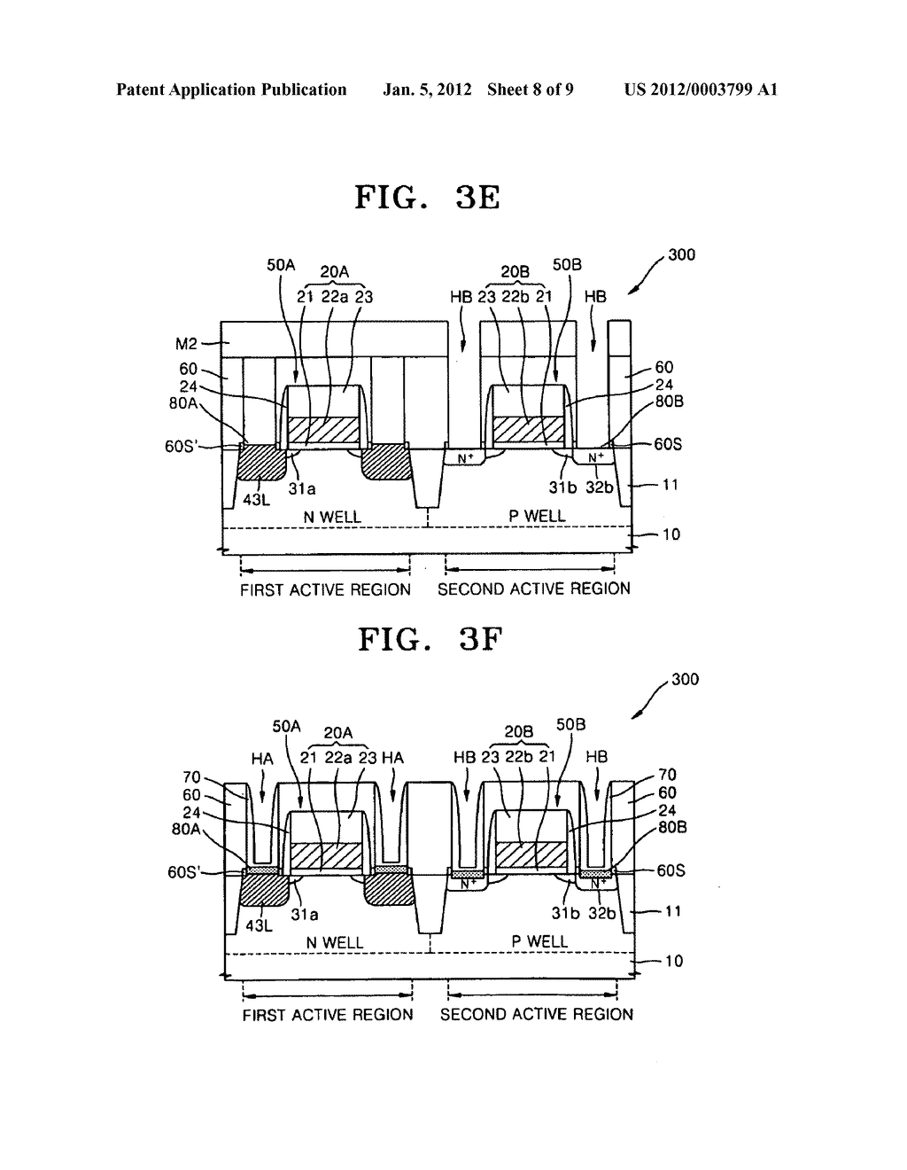 Methods of manufacturing semiconductor devices with Si and SiGe epitaxial     layers - diagram, schematic, and image 09