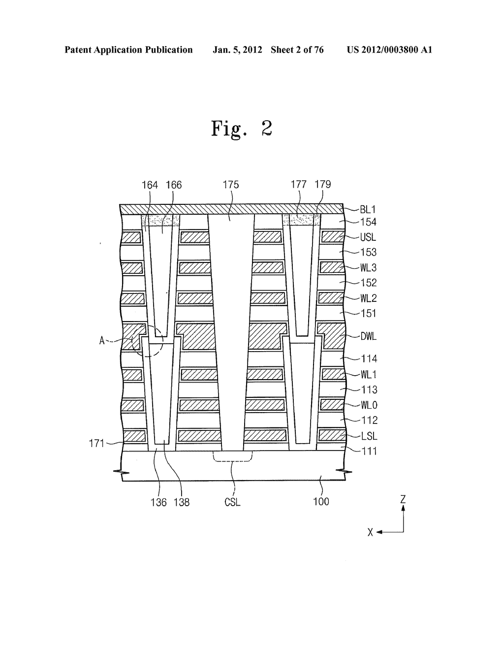 Methods of Forming Nonvolatile Memory Devices Having Vertically Integrated     Nonvolatile Memory Cell Sub-Strings Therein and Nonvolatile Memory     Devices Formed Thereby - diagram, schematic, and image 03