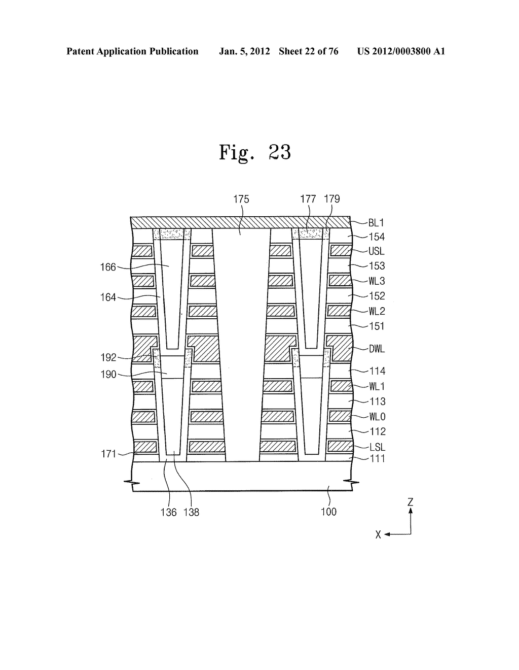 Methods of Forming Nonvolatile Memory Devices Having Vertically Integrated     Nonvolatile Memory Cell Sub-Strings Therein and Nonvolatile Memory     Devices Formed Thereby - diagram, schematic, and image 23