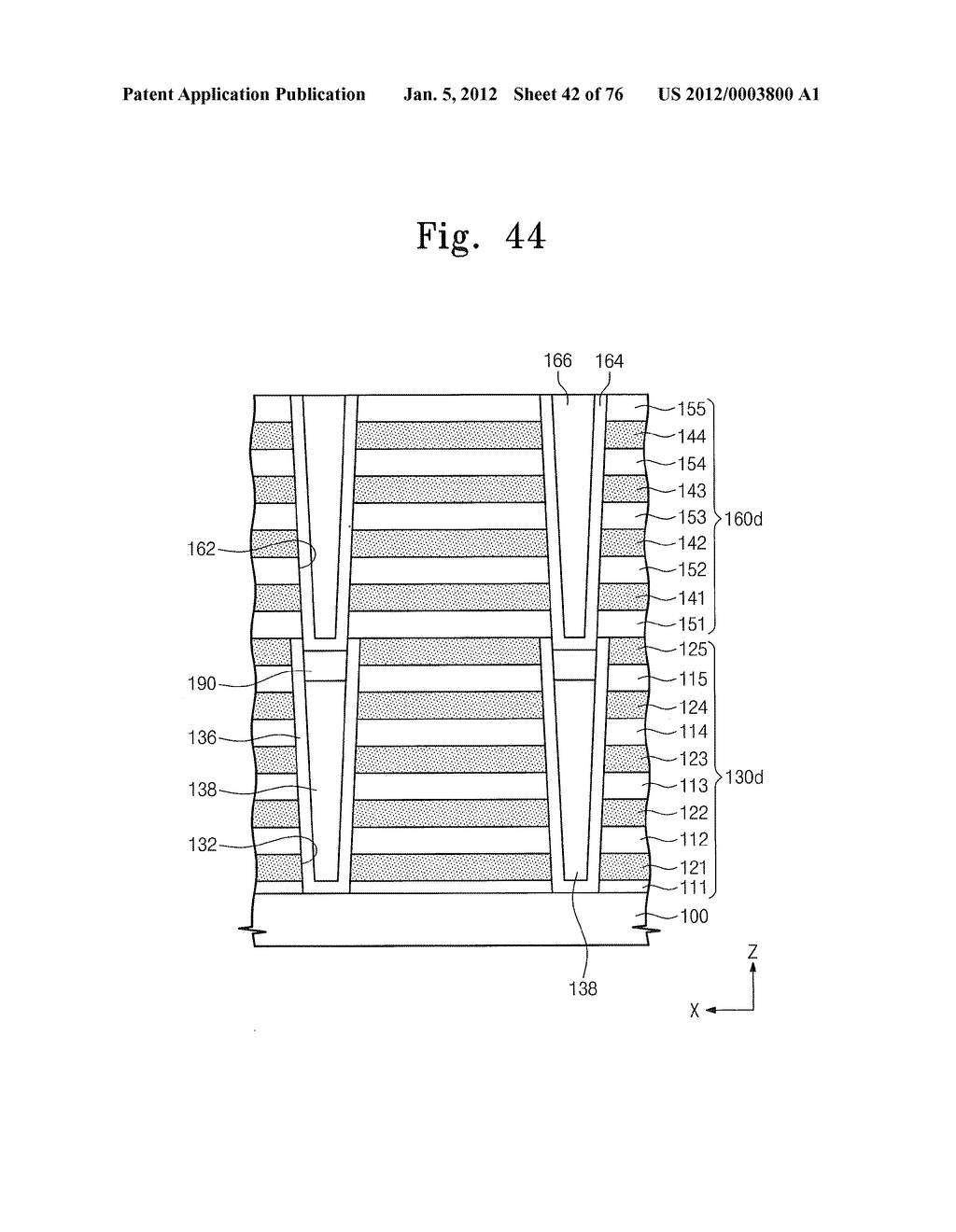 Methods of Forming Nonvolatile Memory Devices Having Vertically Integrated     Nonvolatile Memory Cell Sub-Strings Therein and Nonvolatile Memory     Devices Formed Thereby - diagram, schematic, and image 43