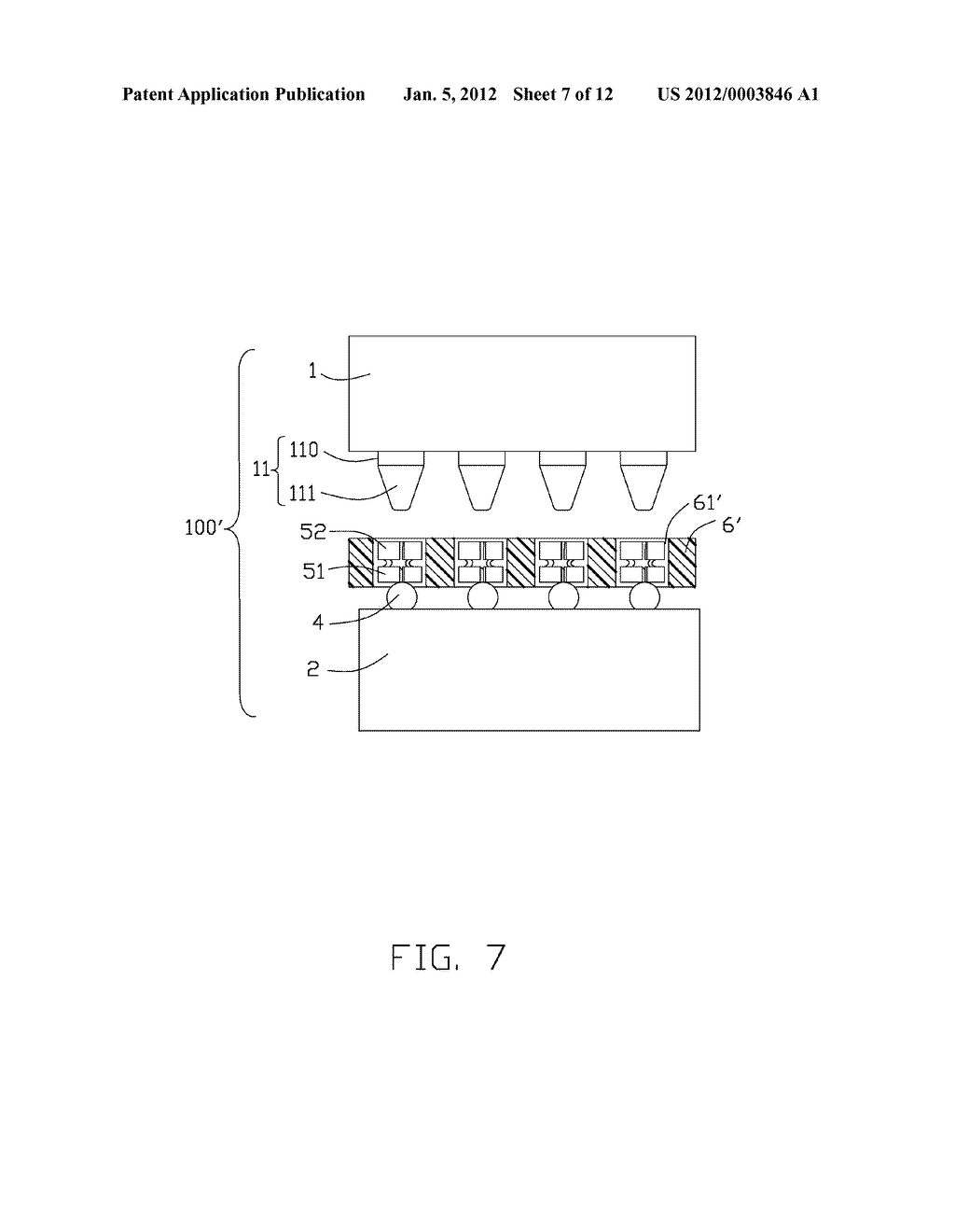 ELECTRICAL CONNECTOR ASSEMBLY HAVING ELECTRICAL CONNECTOR WITH LOW PROFILE     AND PROCESSOR WITH CONE PINS - diagram, schematic, and image 08