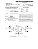 FILTERING CIRCUIT WITH COUPLED BAW RESONATORS AND HAVING IMPEDANCE     MATCHING ADAPTATION diagram and image