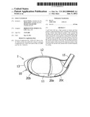 GOLF CLUB HEAD diagram and image