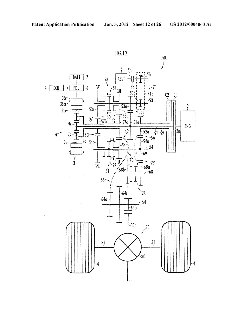 POWER TRANSMITTING DEVICE - diagram, schematic, and image 13