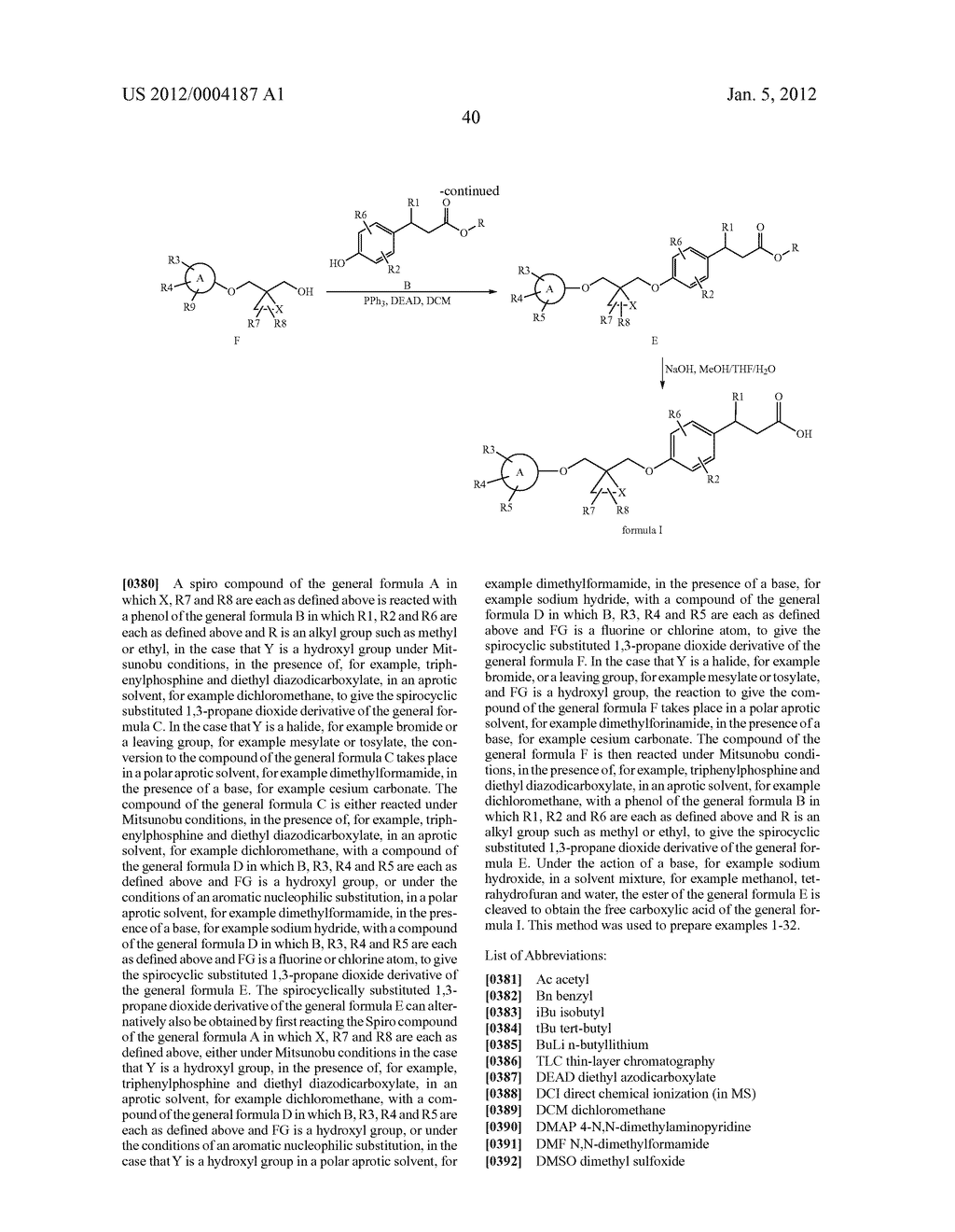 SPIROCYCLICALLY SUBSTITUTED 1,3-PROPANE DIOXIDE DERIVATIVES, PROCESSES FOR     PREPARATION THEREOF AND USE THEREOF AS A MEDICAMENT - diagram, schematic, and image 41