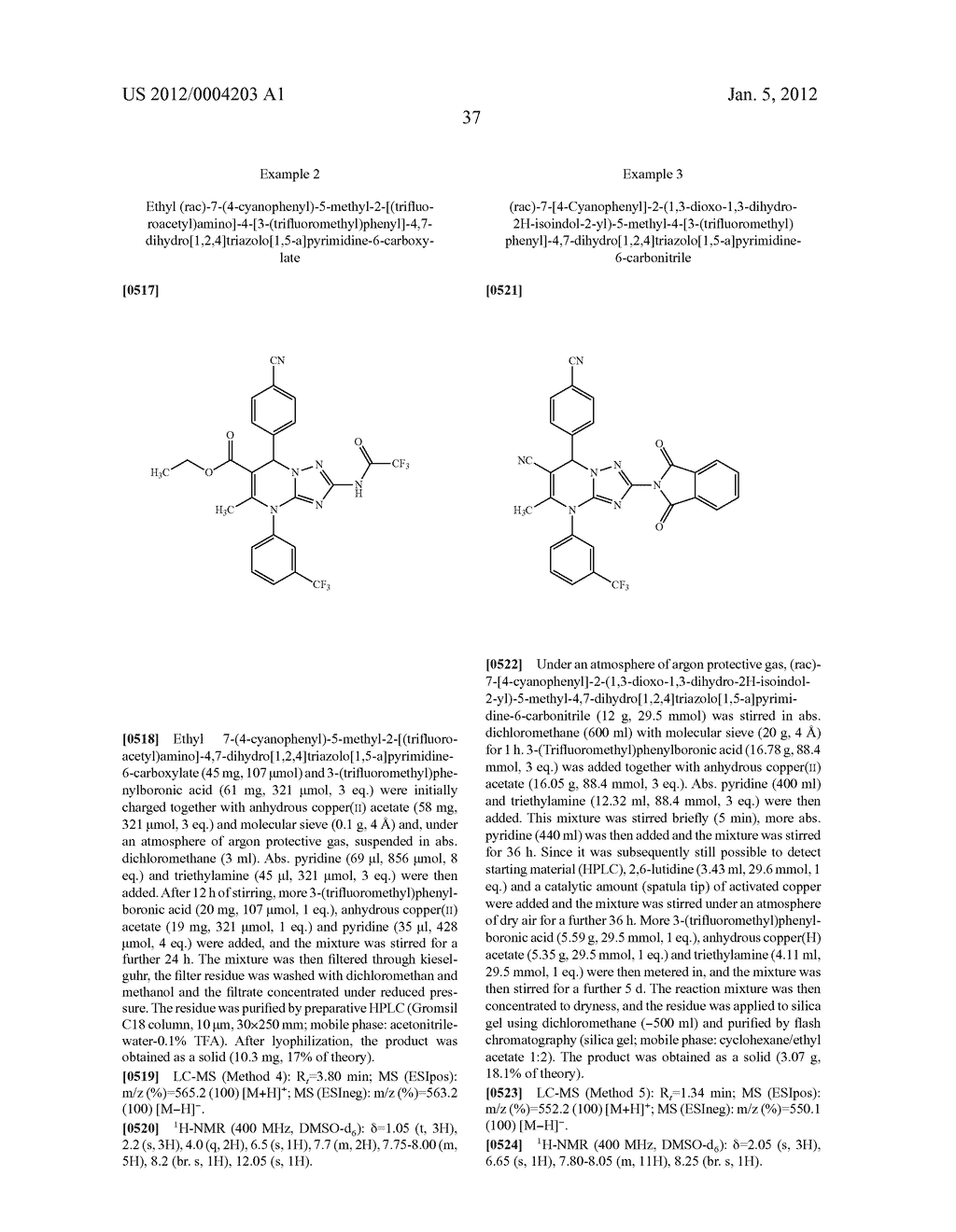 TRIAZOLO AND TETRAZOLO PYRIMIDINE DERIVATIVES AS HNE INHIBITORS FOR     TREATING COPD - diagram, schematic, and image 38