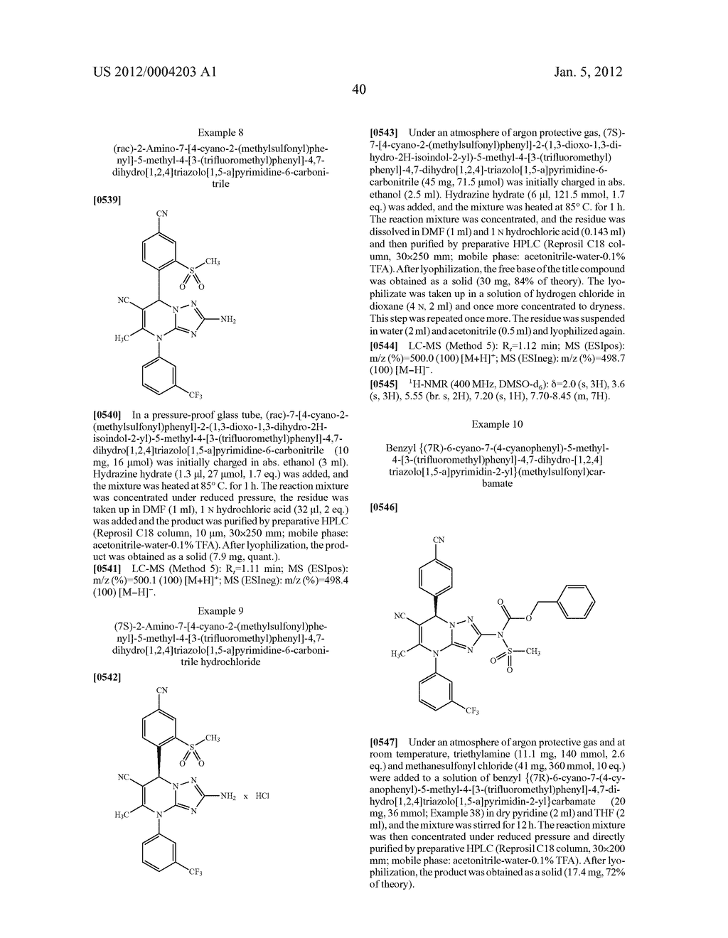 TRIAZOLO AND TETRAZOLO PYRIMIDINE DERIVATIVES AS HNE INHIBITORS FOR     TREATING COPD - diagram, schematic, and image 41