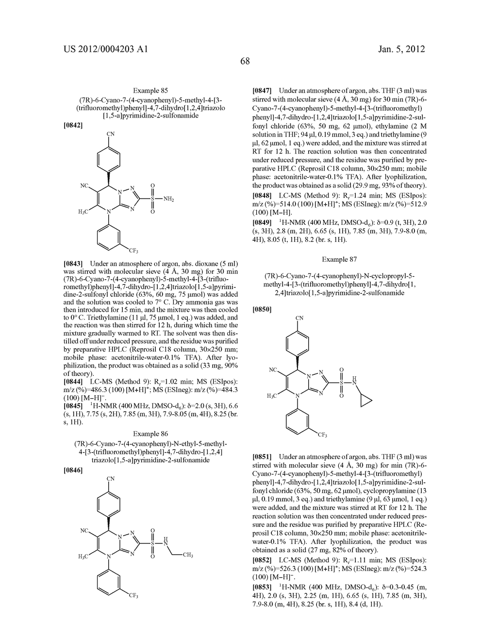 TRIAZOLO AND TETRAZOLO PYRIMIDINE DERIVATIVES AS HNE INHIBITORS FOR     TREATING COPD - diagram, schematic, and image 69