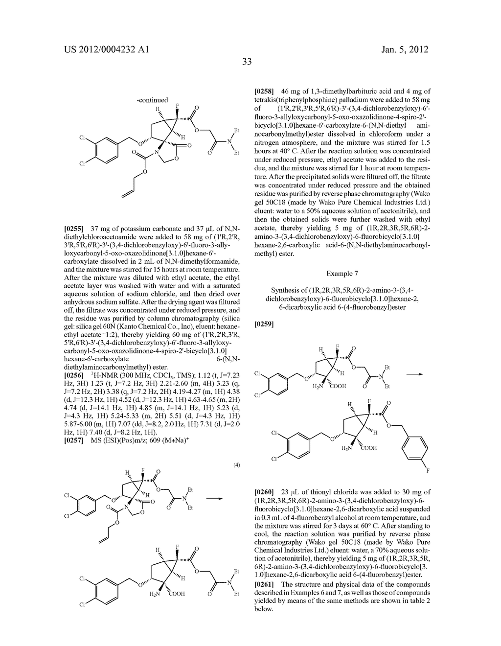 2-AMINO-BICYCLO(3.1.0) HEXANE-2, 6-DICARBOXYLIC ESTER DERIVATIVE - diagram, schematic, and image 34