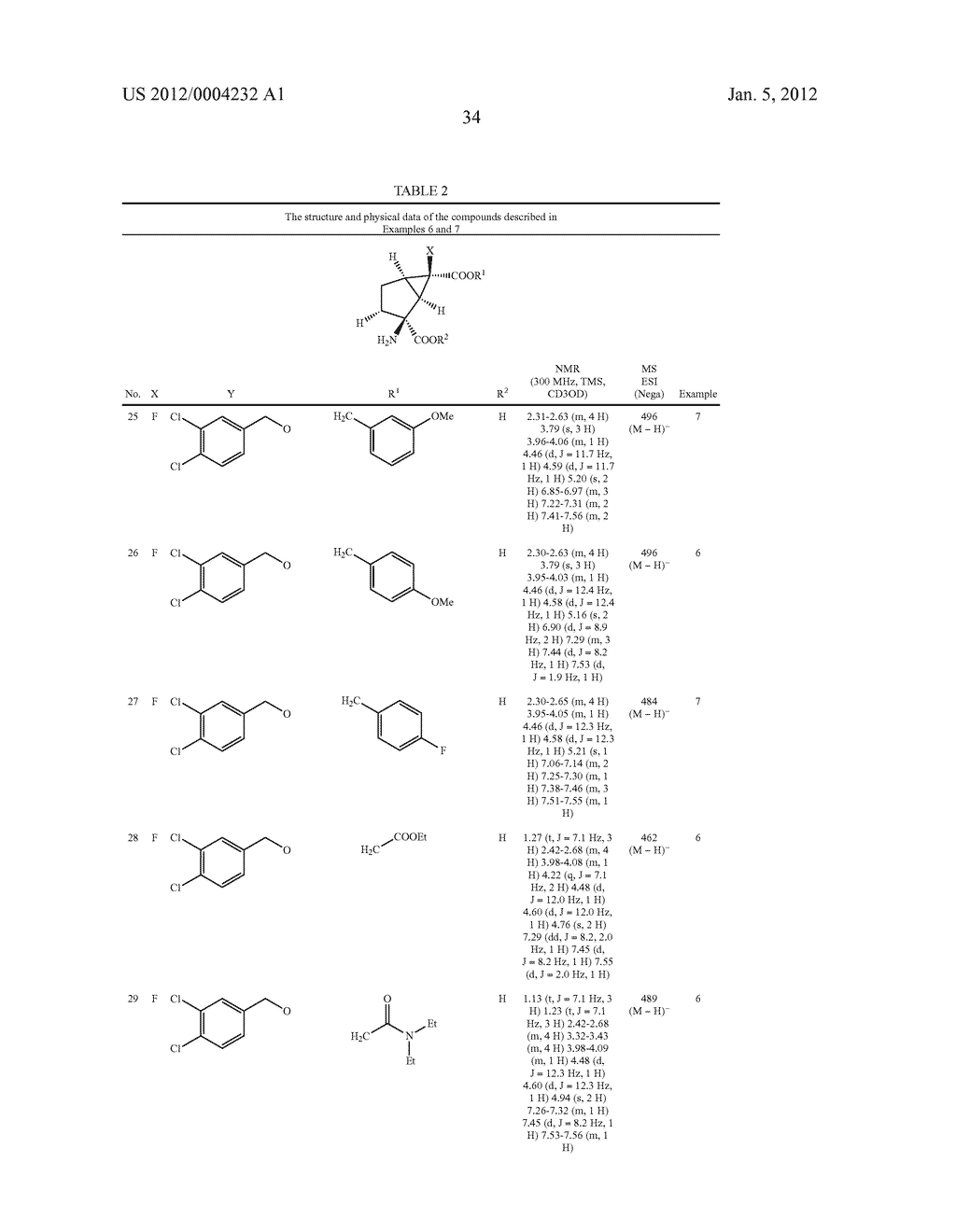 2-AMINO-BICYCLO(3.1.0) HEXANE-2, 6-DICARBOXYLIC ESTER DERIVATIVE - diagram, schematic, and image 35