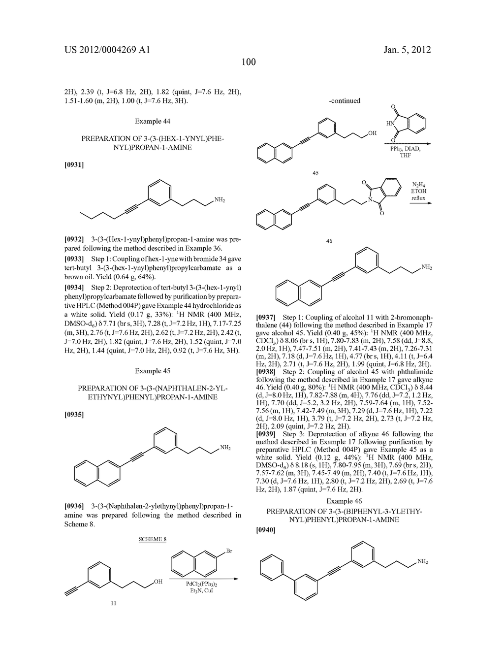 Alkynyl Phenyl Derivative Compounds for Treating Ophthalmic Diseases and     Disorders - diagram, schematic, and image 115