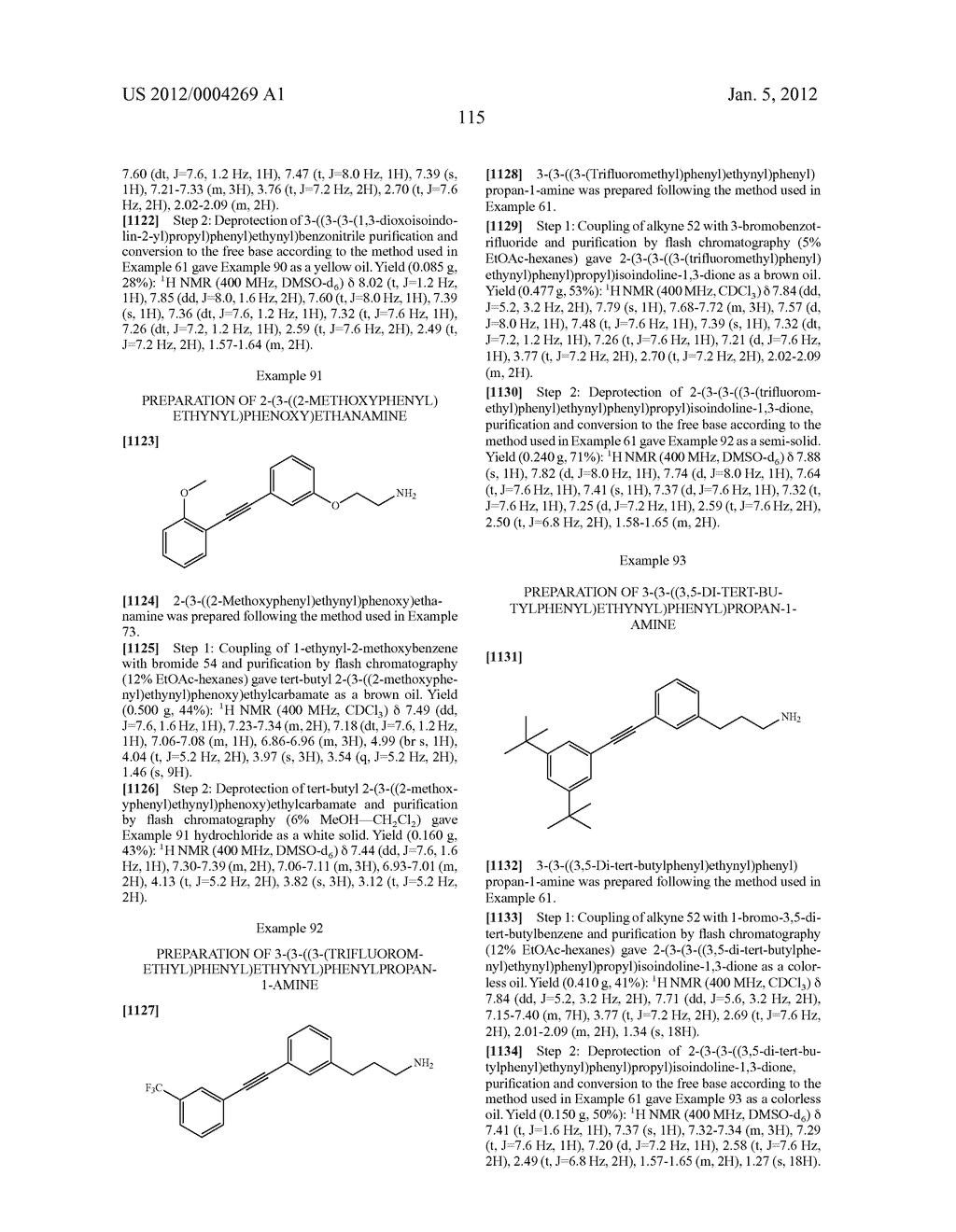 Alkynyl Phenyl Derivative Compounds for Treating Ophthalmic Diseases and     Disorders - diagram, schematic, and image 130