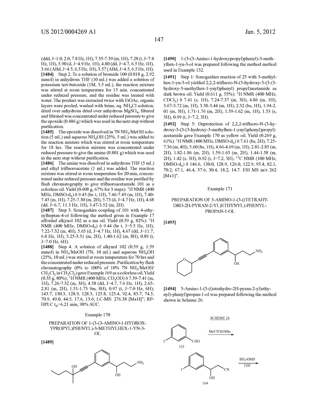 Alkynyl Phenyl Derivative Compounds for Treating Ophthalmic Diseases and     Disorders - diagram, schematic, and image 162