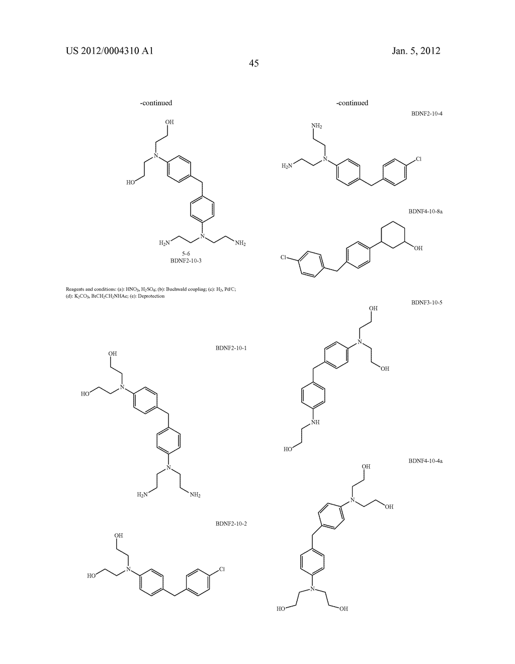 NON-PEPTIDE BDNF NEUROTROPHIN MIMETICS - diagram, schematic, and image 46