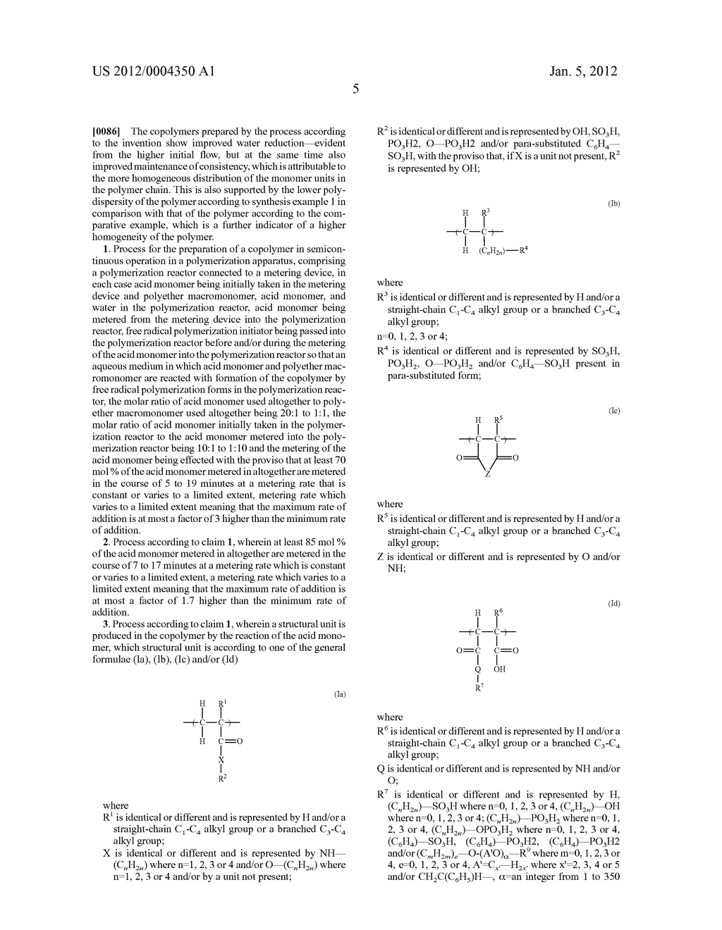 Semi Continuously Operated Method for Producing Copolymers - diagram, schematic, and image 06