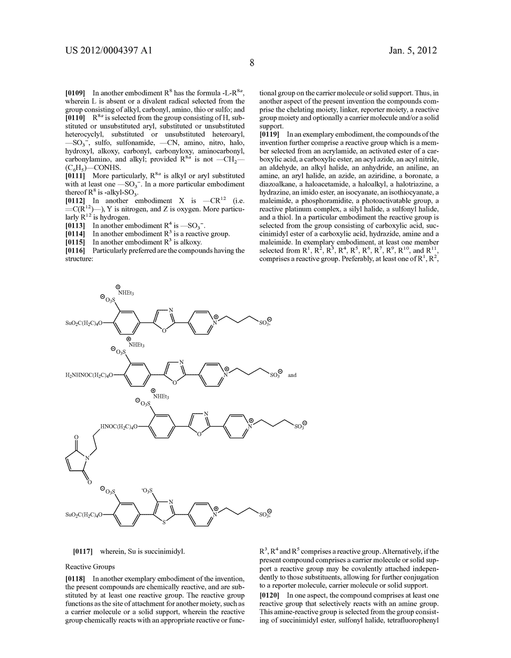 VIOLET LASER EXCITABLE DYES AND THEIR METHOD OF USE - diagram, schematic, and image 20