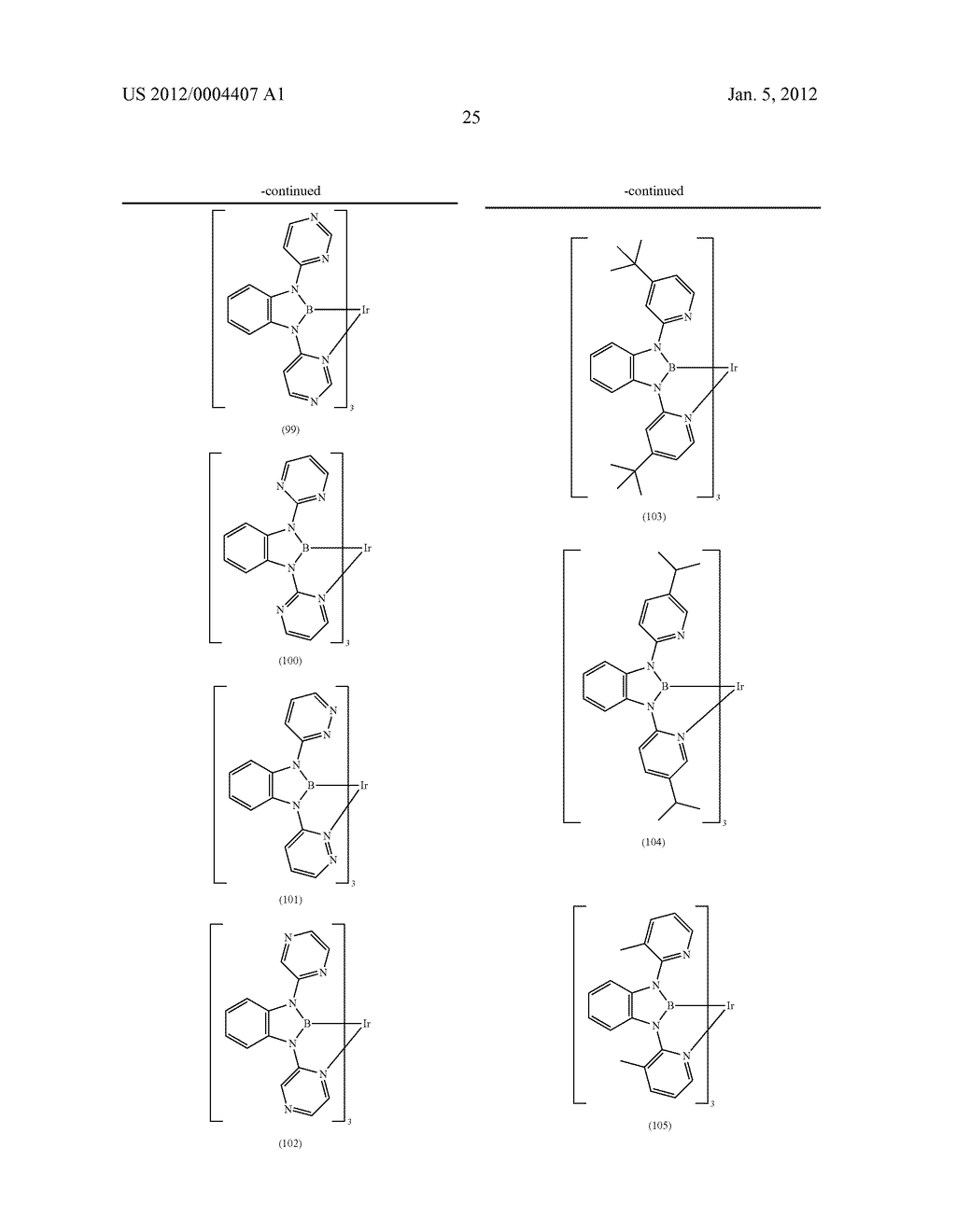 METAL COMPLEXES HAVING AZABOROL LIGANDS AND ELECTRONIC DEVICE HAVING THE     SAME - diagram, schematic, and image 26