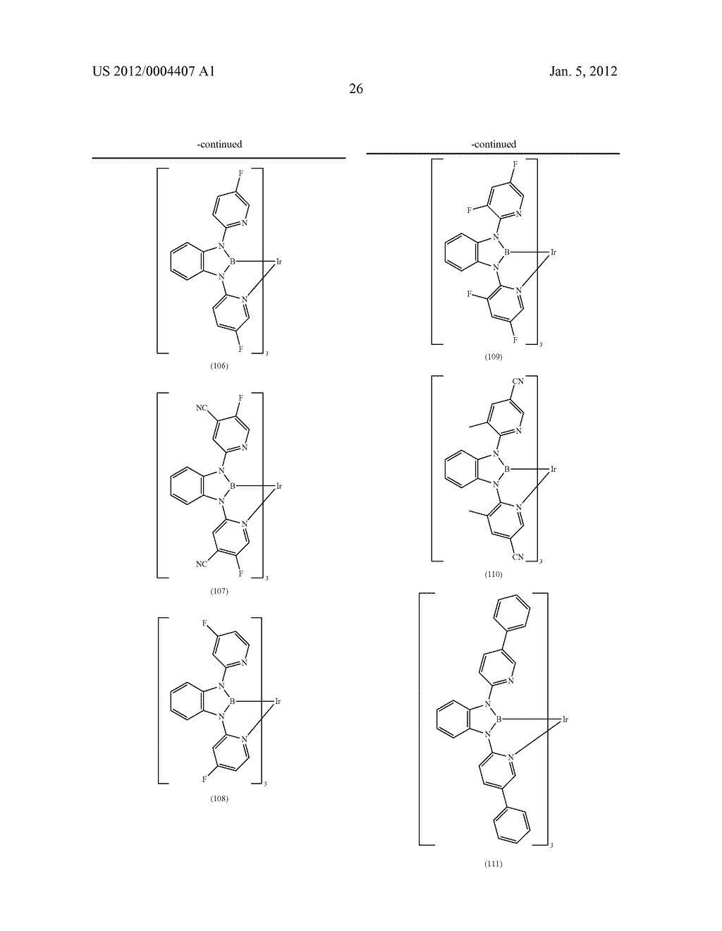 METAL COMPLEXES HAVING AZABOROL LIGANDS AND ELECTRONIC DEVICE HAVING THE     SAME - diagram, schematic, and image 27