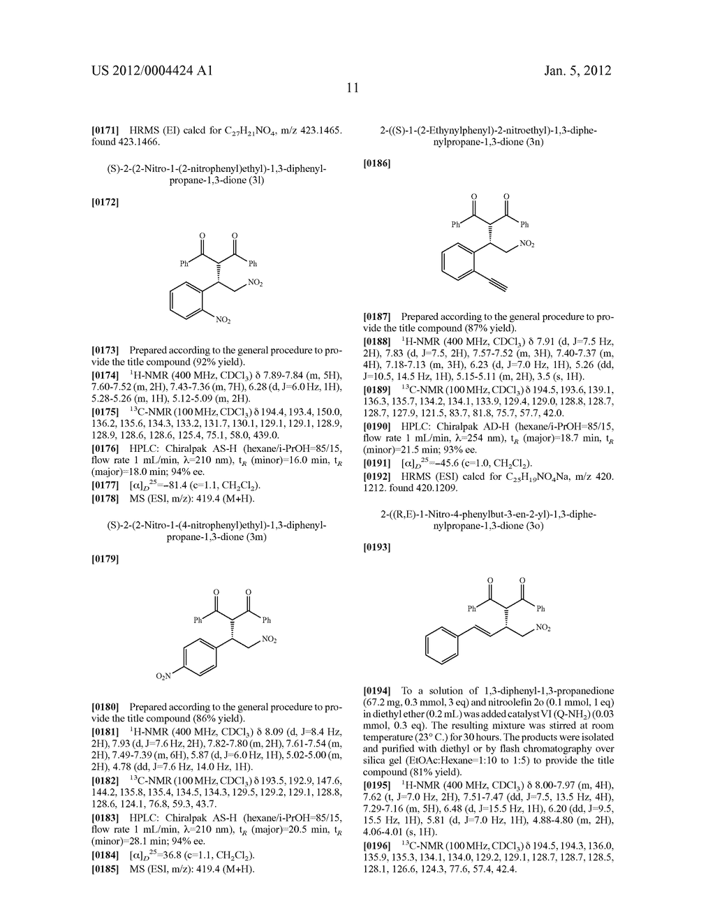 MICHAEL REACTION WITH RECOVERY OF THE CATALYST - diagram, schematic, and image 77