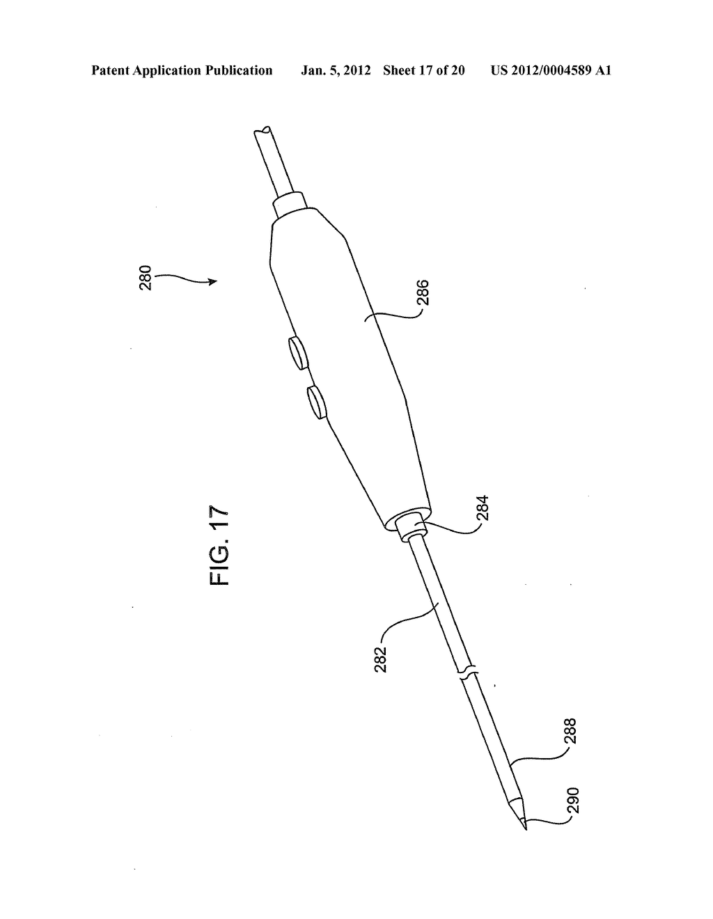 DELIVERING A CONDUIT INTO A HEART WALL TO PLACE A CORONARY VESSEL IN     COMMUNICATION WITH A HEART CHAMBER AND REMOVING TISSUE FROM THE VESSEL OR     HEART WALL TO FACILITATE SUCH COMMUNICATION - diagram, schematic, and image 18