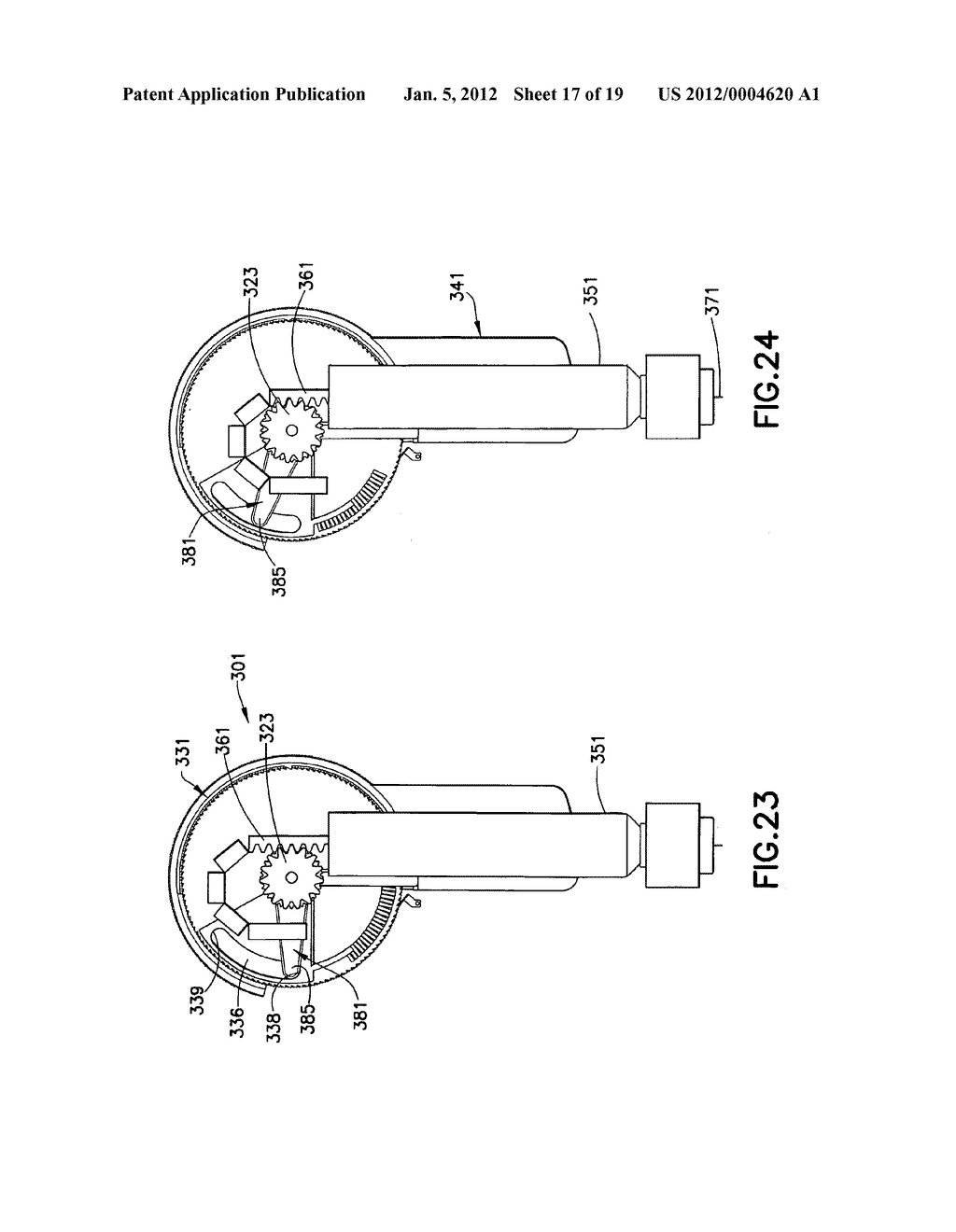 LEVER AND GEAR FORCE MULTIPLIER MEDICATION DELIVERY SYSTEM FOR HIGH     PRESSURE INJECTION SYSTEM - diagram, schematic, and image 18