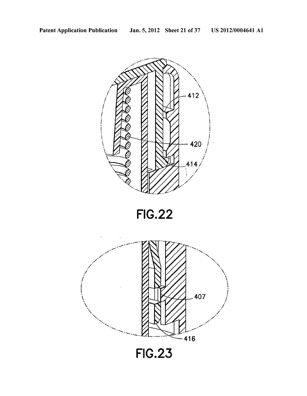 DUAL-CHAMBERED DRUG DELIVERY DEVICE FOR HIGH PRESSURE INJECTIONS - diagram, schematic, and image 22