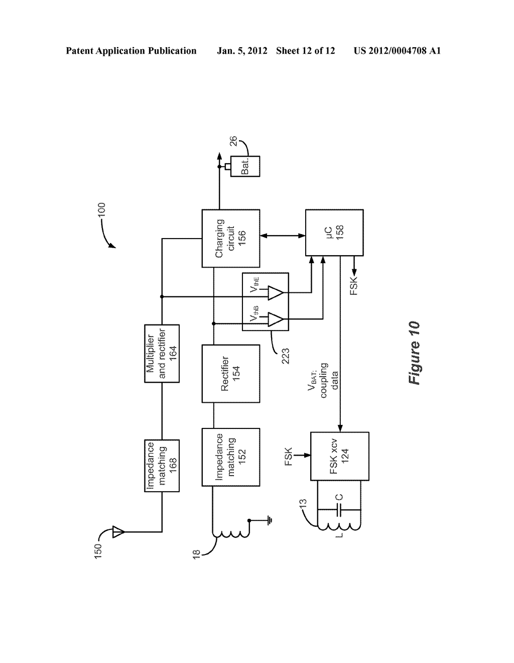 Implantable Medical Device and Charging System Employing Electric Fields - diagram, schematic, and image 13