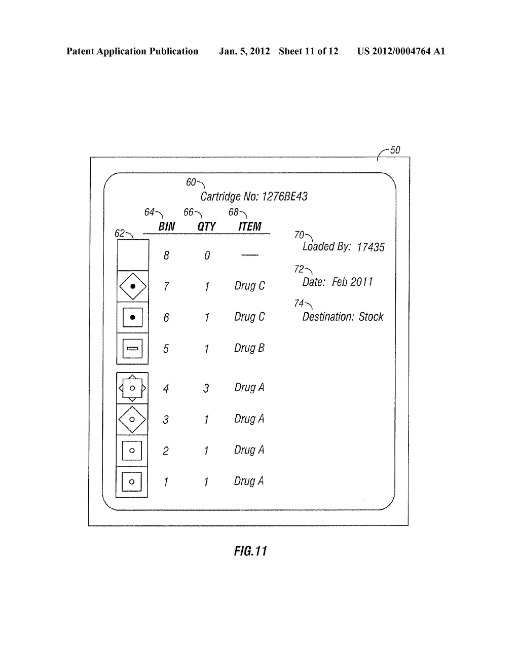 RECONFIGURABLE MULTI-POCKET DISPENSE DRAWER - diagram, schematic, and image 12