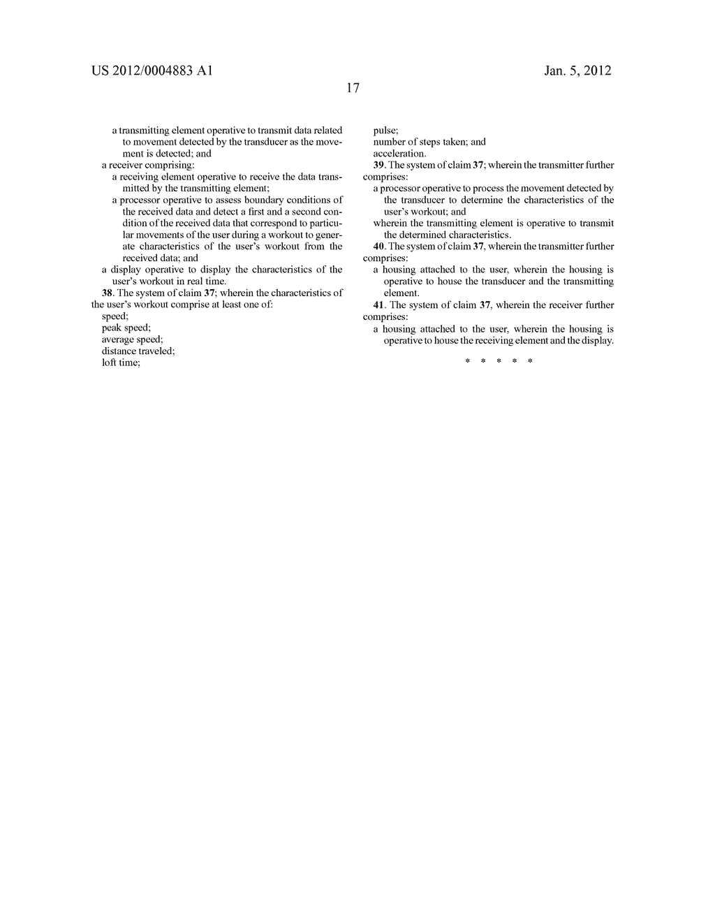 ACTIVITY MONITORING SYSTEMS AND METHODS - diagram, schematic, and image 42