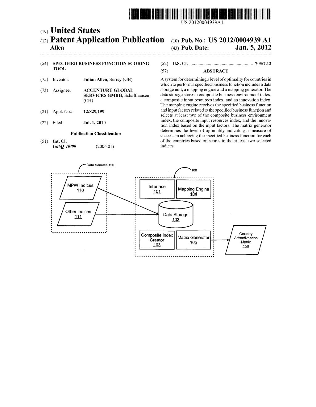 SPECIFIED BUSINESS FUNCTION SCORING TOOL - diagram, schematic, and image 01