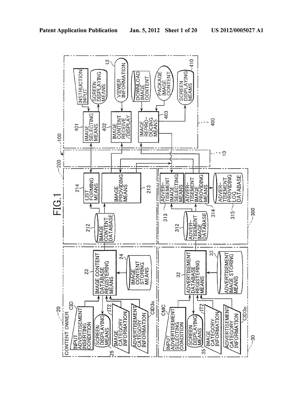 Image Content and Advertisement Data Providing Method, System, and     Apparatus - diagram, schematic, and image 02