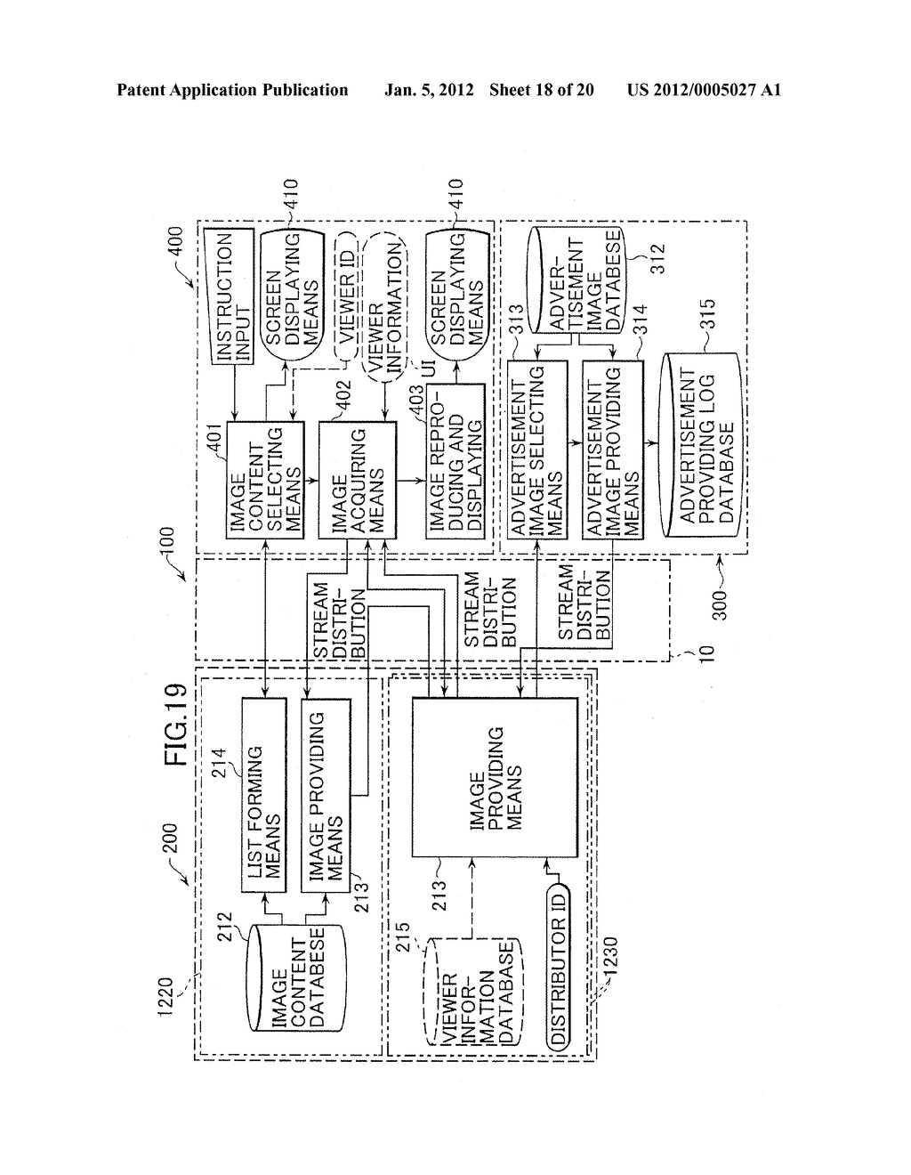 Image Content and Advertisement Data Providing Method, System, and     Apparatus - diagram, schematic, and image 19