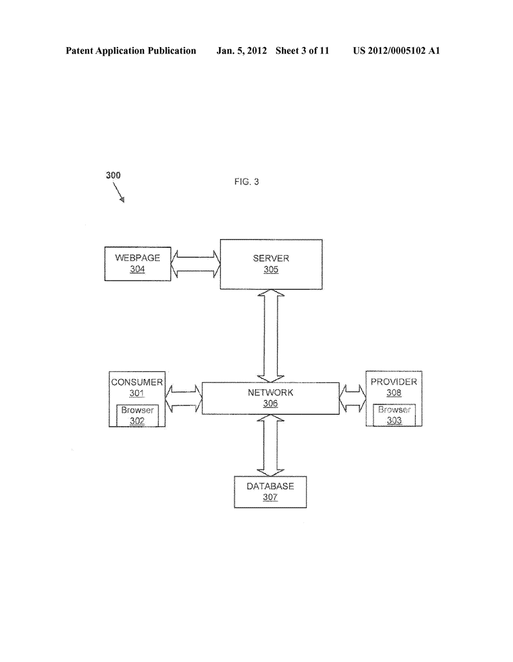 Method and System for Anonymous Communication Between A Consumer and     Provider - diagram, schematic, and image 04