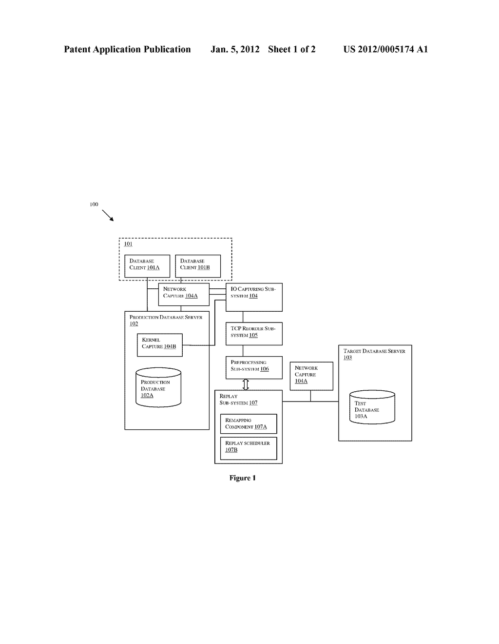 METHOD AND A SYSTEM FOR REPLAYING DATABASE WORKLOAD WITH TRANSACTIONAL     CONSISTENCY - diagram, schematic, and image 02