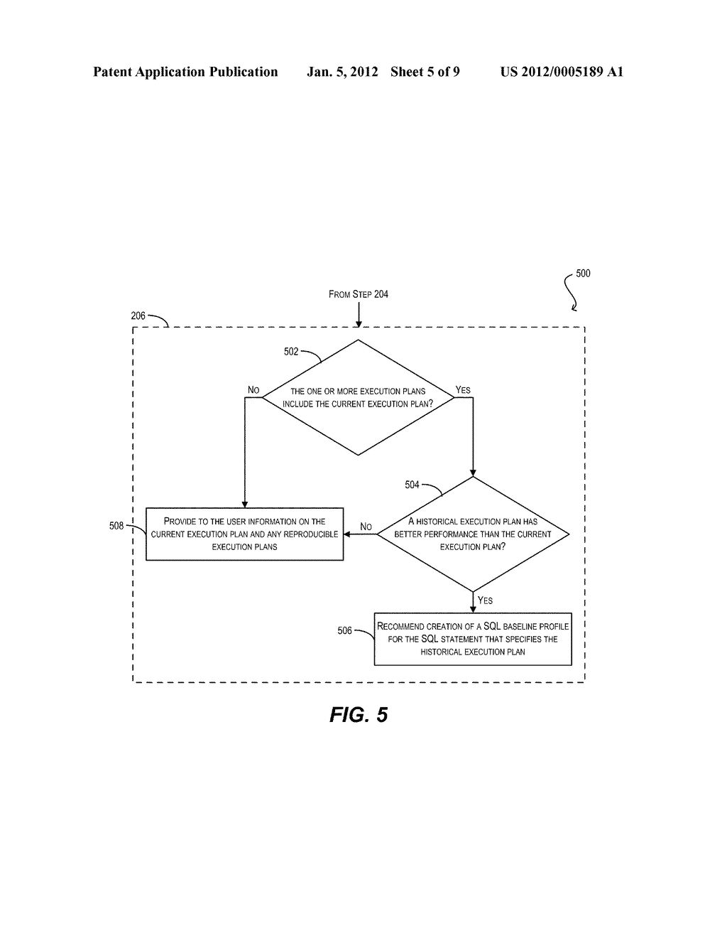 TECHNIQUES FOR RECOMMENDING ALTERNATIVE SQL EXECUTION PLANS - diagram, schematic, and image 06