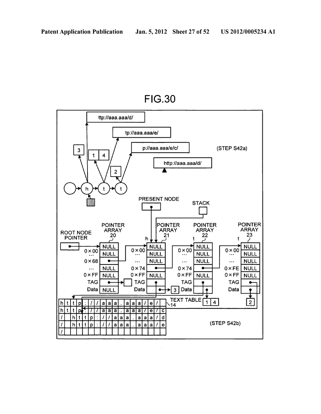 Storage medium, trie tree generation method, and trie tree generation     device - diagram, schematic, and image 28