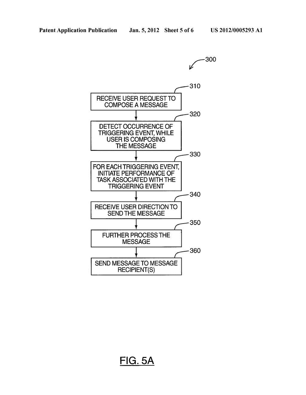 SYSTEM AND METHOD FOR PROCESSING MESSAGES BEING COMPOSED BY A USER - diagram, schematic, and image 06