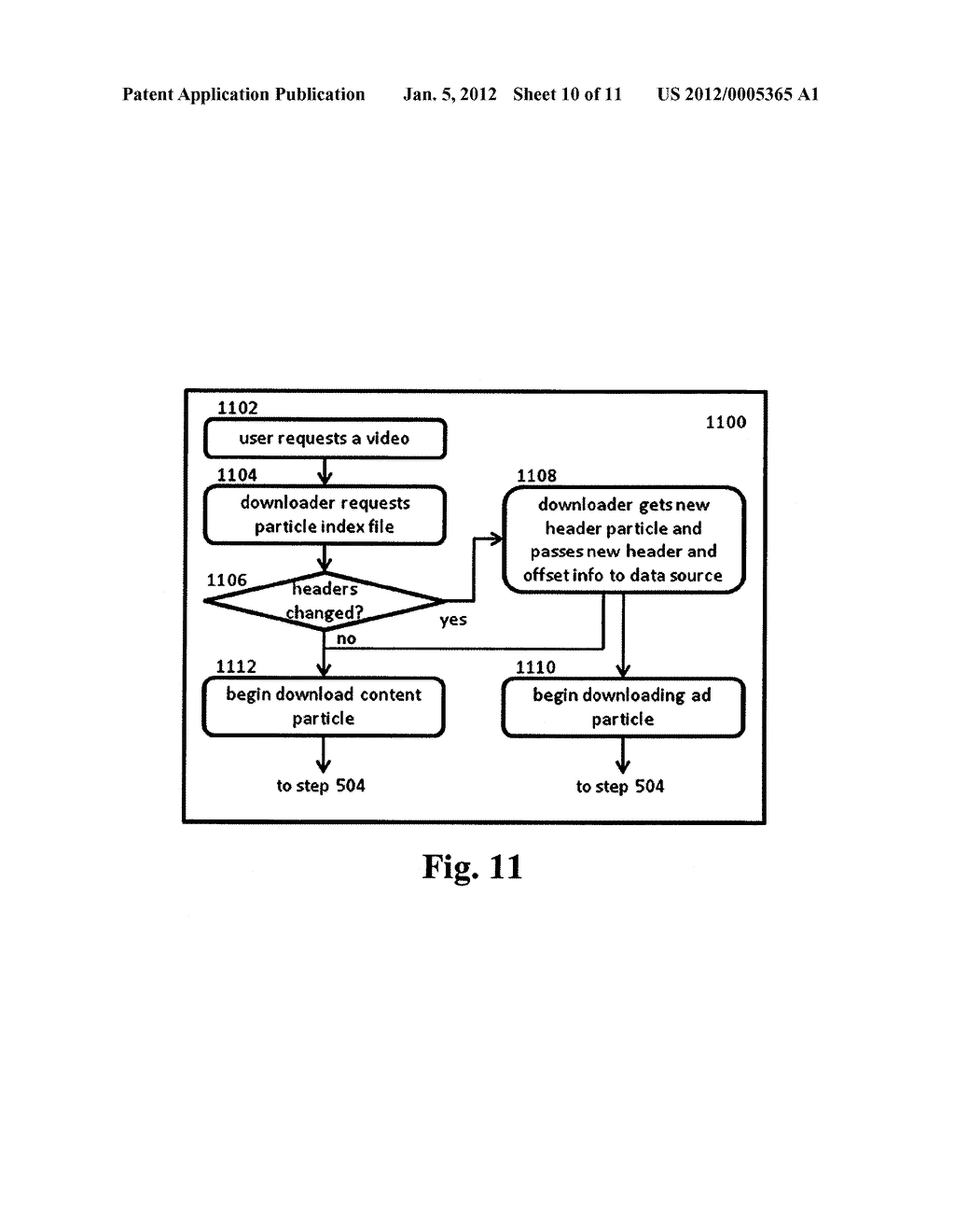 METHOD AND SYSTEM FOR EFFICIENT STREAMING VIDEO DYNAMIC RATE ADAPTATION - diagram, schematic, and image 11