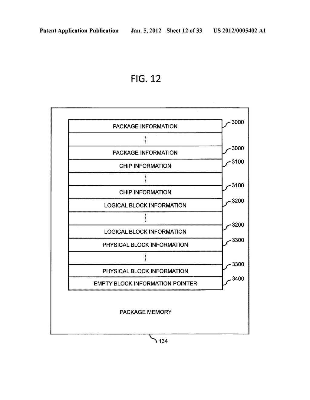 STORAGE SYSTEM HAVING A PLURALITY OF FLASH PACKAGES - diagram, schematic, and image 13