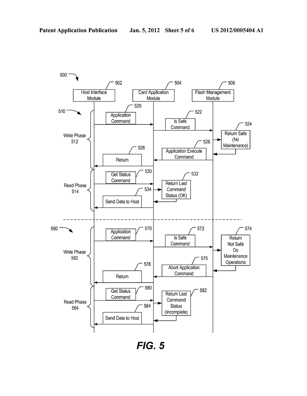 STATUS INDICATION WHEN A MAINTENANCE OPERATION IS TO BE PERFORMED AT A     MEMORY DEVICE - diagram, schematic, and image 06