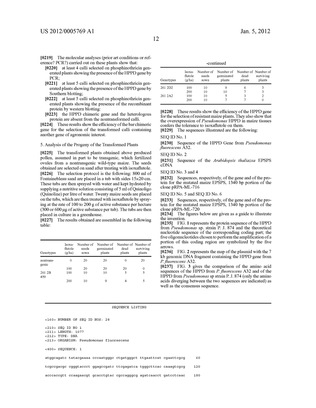 CHIMERIC GENE WITH SEVERAL HERBICIDE TOLERANCE GENES, PLANT CELL AND PLANT     RESISTANT TO SEVERAL HERBICIDES - diagram, schematic, and image 16