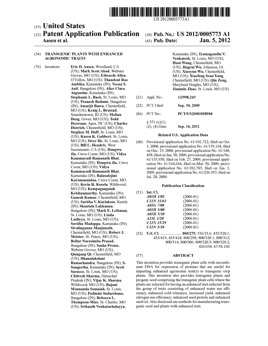 TRANSGENIC PLANTS WITH ENHANCED AGRONOMIC TRAITS - diagram, schematic, and image 01