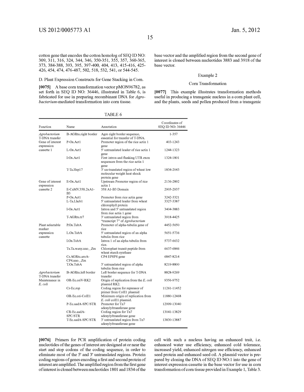 TRANSGENIC PLANTS WITH ENHANCED AGRONOMIC TRAITS - diagram, schematic, and image 16