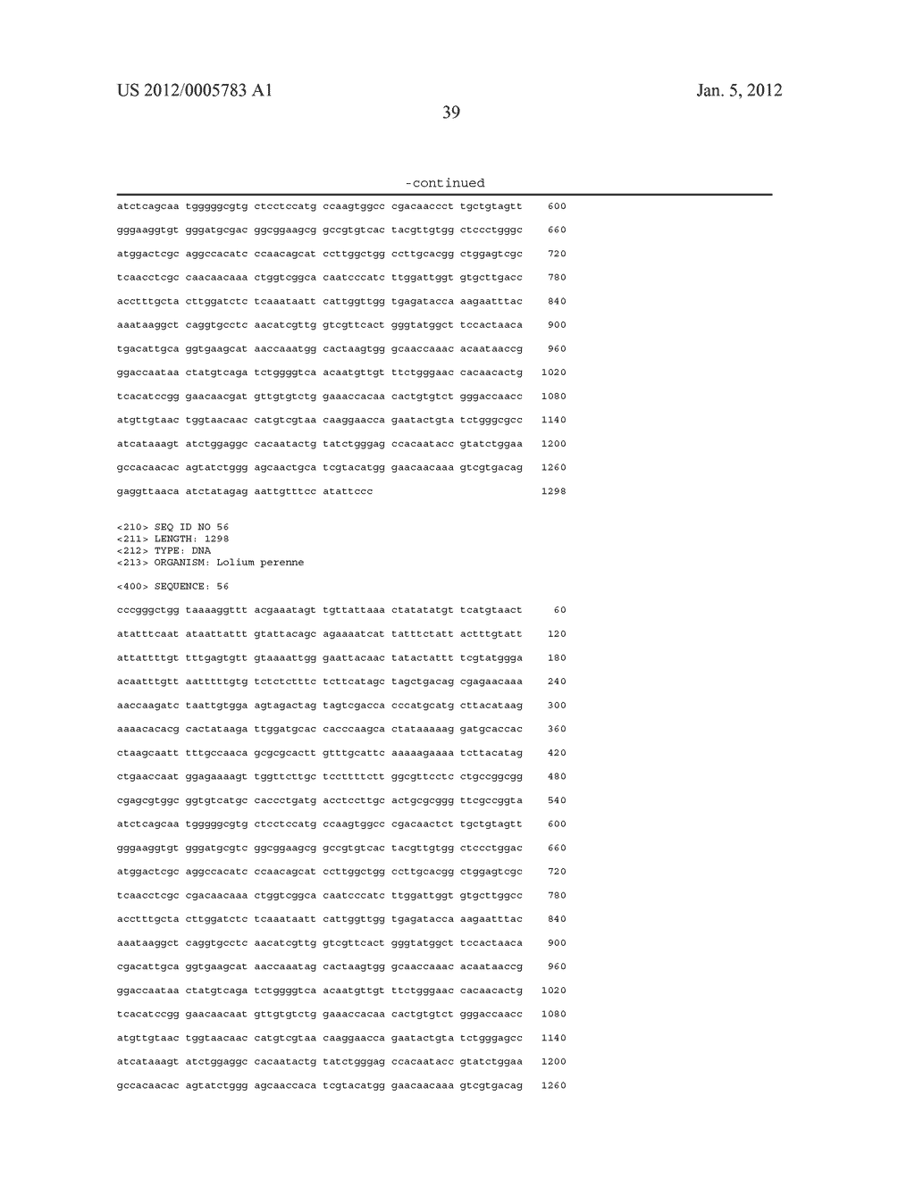 ICE RECRYSTALLISATION INHIBITION PROTEIN OR ANTIFREEZE PROTEINS FROM     DESCHAMPSIA, AND FESTUCA SPECIES OF GRASS - diagram, schematic, and image 148