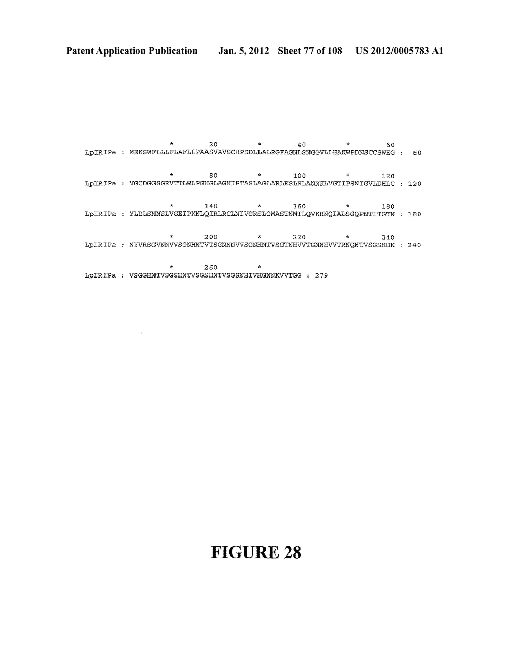 ICE RECRYSTALLISATION INHIBITION PROTEIN OR ANTIFREEZE PROTEINS FROM     DESCHAMPSIA, AND FESTUCA SPECIES OF GRASS - diagram, schematic, and image 78