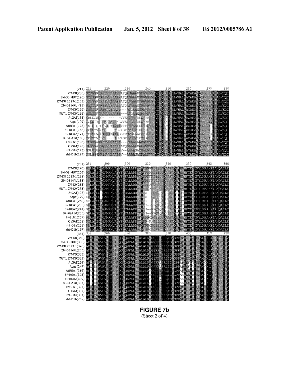 Isolated Polynucleotide Molecules Corresponding to Mutant and Wild-Type     Alleles of the Maize D9 Gene and Methods of Use - diagram, schematic, and image 09