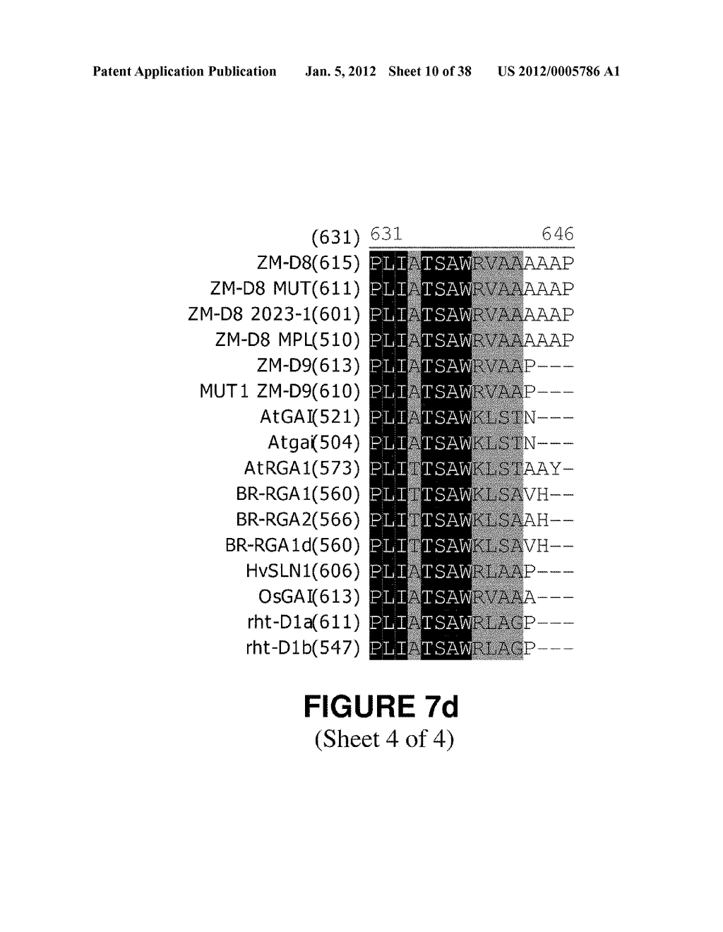 Isolated Polynucleotide Molecules Corresponding to Mutant and Wild-Type     Alleles of the Maize D9 Gene and Methods of Use - diagram, schematic, and image 11