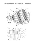 CUSHION WITH DOUBLE STACKED OFF-SET HONEYCOMB diagram and image